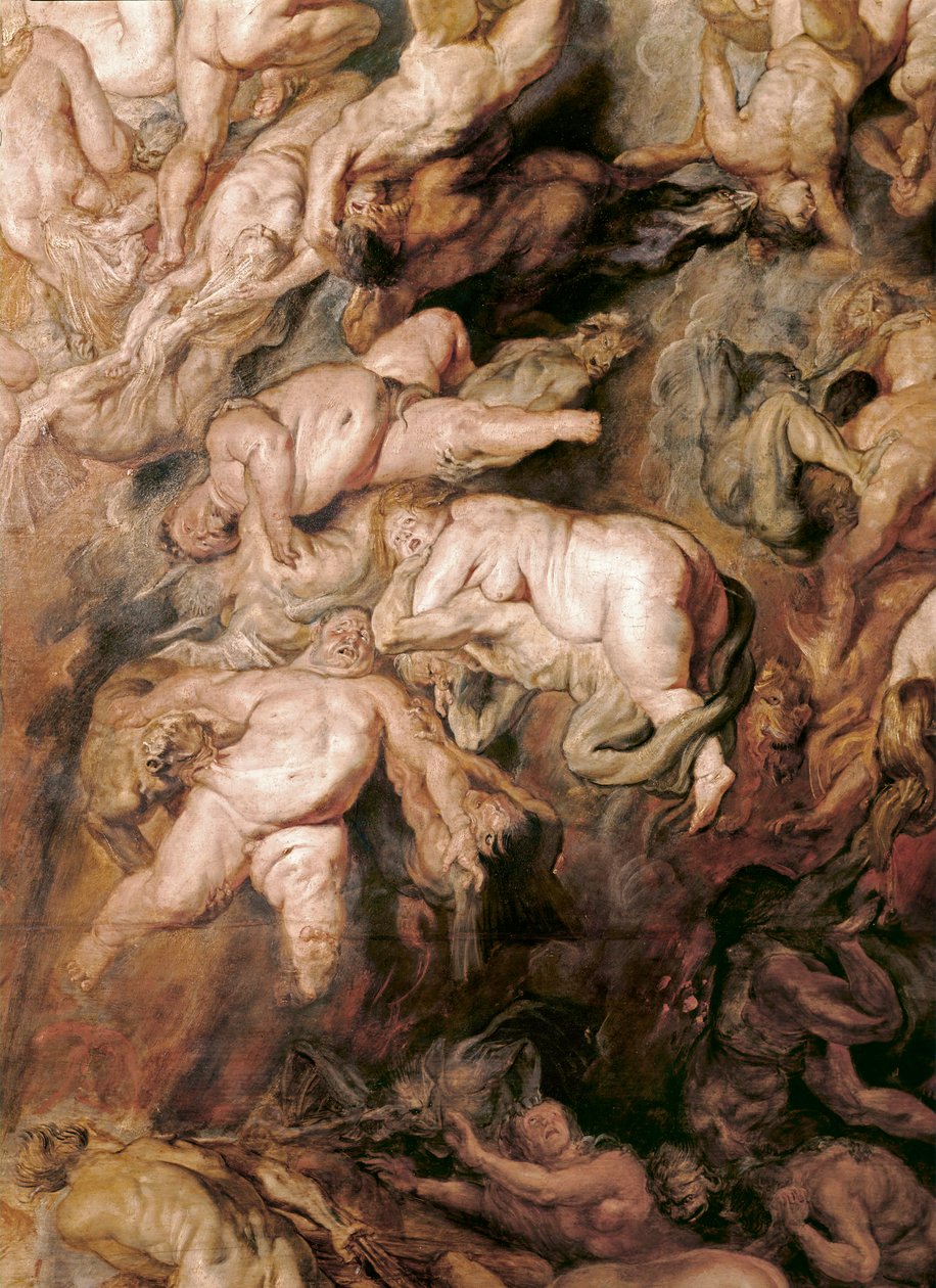 The Fall of the Damned (maleri på egetræ) af Peter Paul Rubens