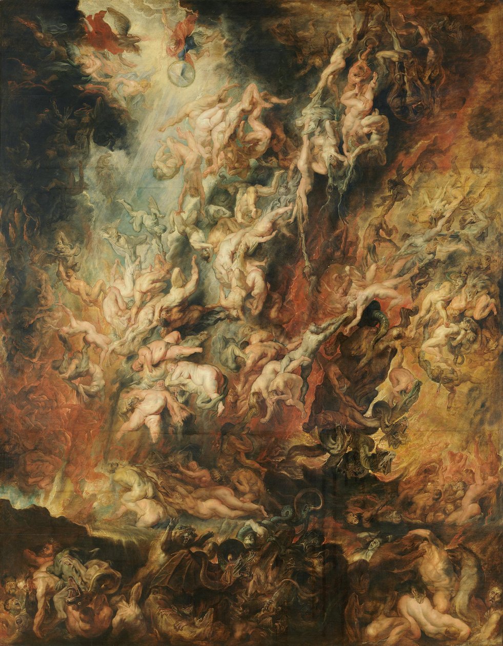 De fordømtes fald af Peter Paul Rubens