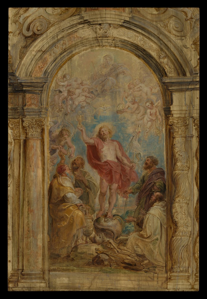 Die Verherrlichung der Eucharistie af Peter Paul Rubens