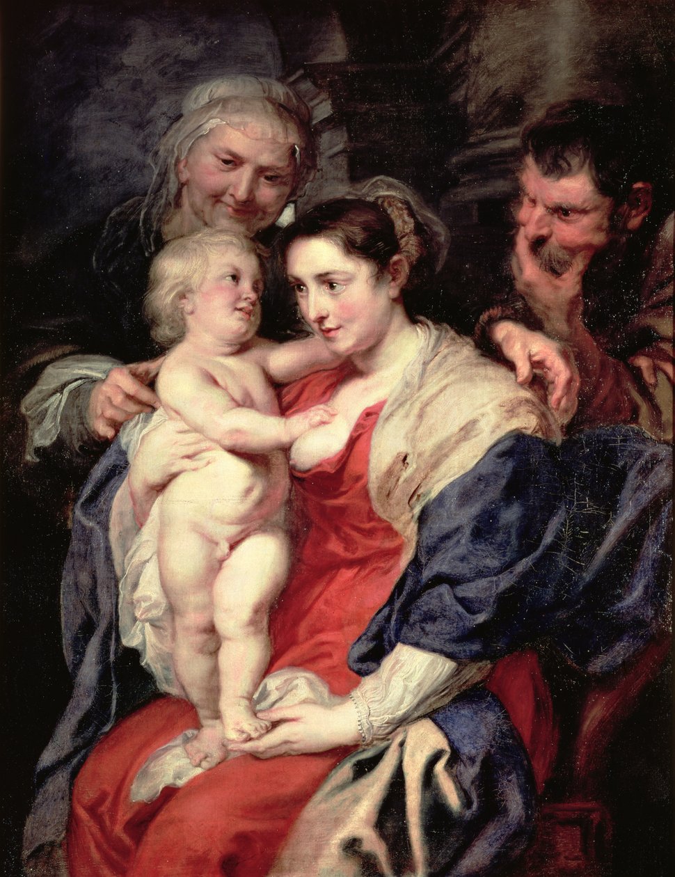 Den hellige familie med Sankt Anne af Peter Paul Rubens