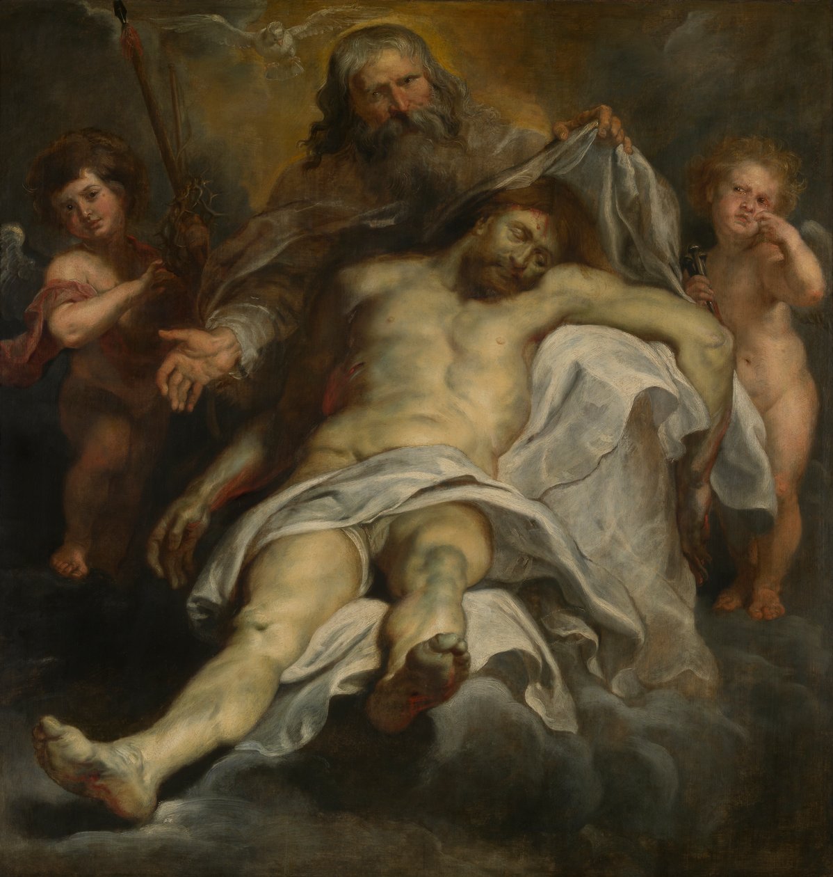 Den hellige treenighed af Peter Paul Rubens