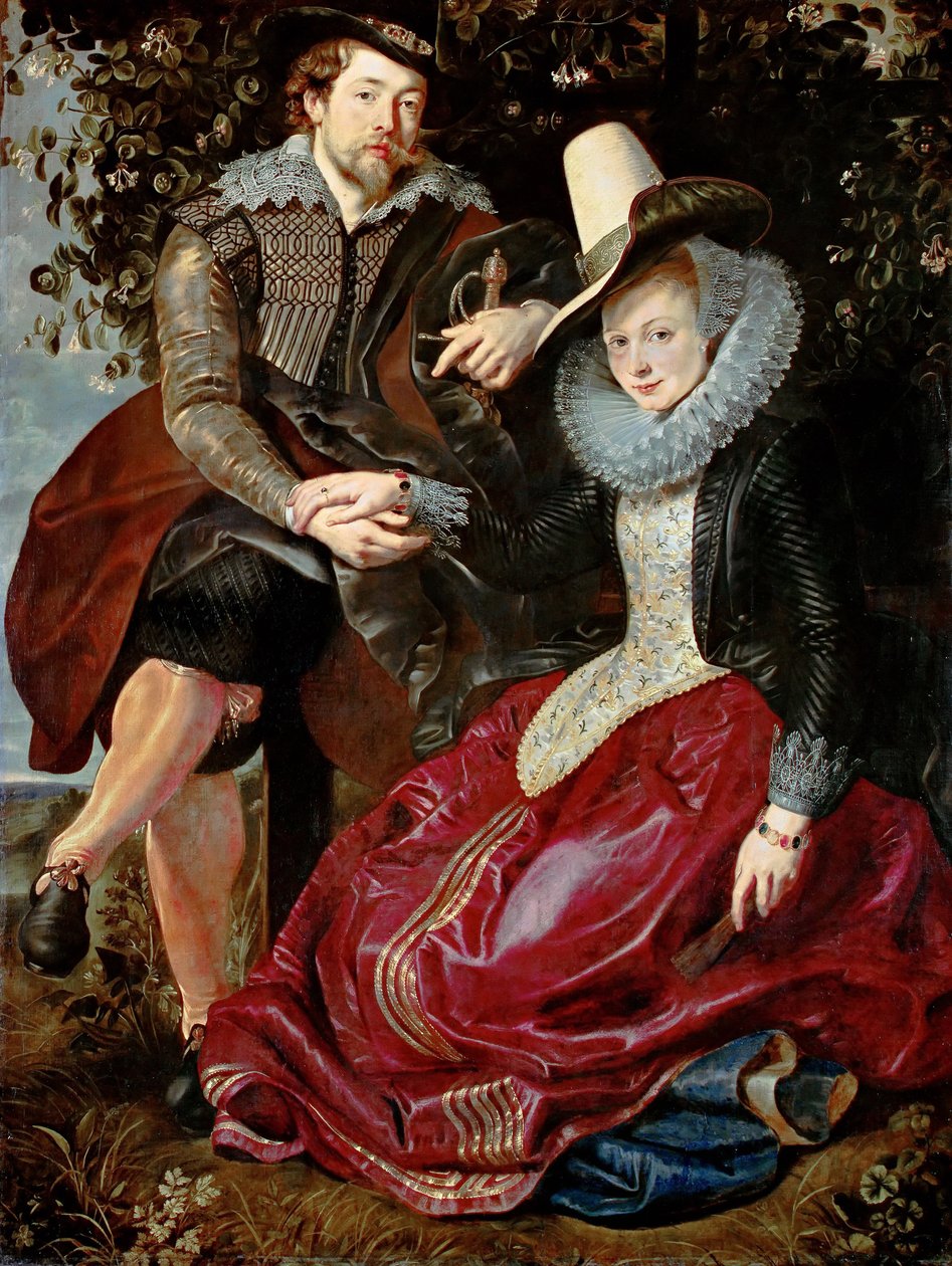 Honeysuckle Bower, ca 1609. af Peter Paul Rubens