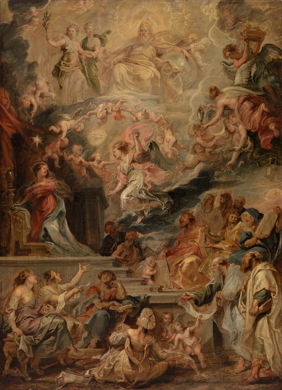 Inkarnationen som opfyldelse af alle profetierne af Peter Paul Rubens