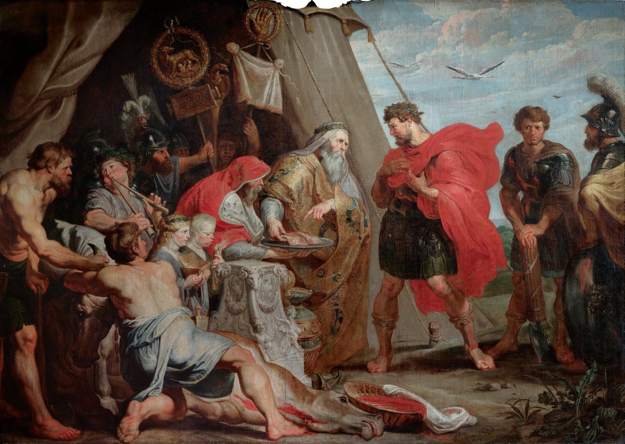 Fortolkningen af offeret af Peter Paul Rubens
