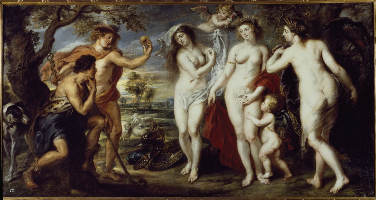 The Judgment of Paris (olie på lærred af Peter Paul Rubens