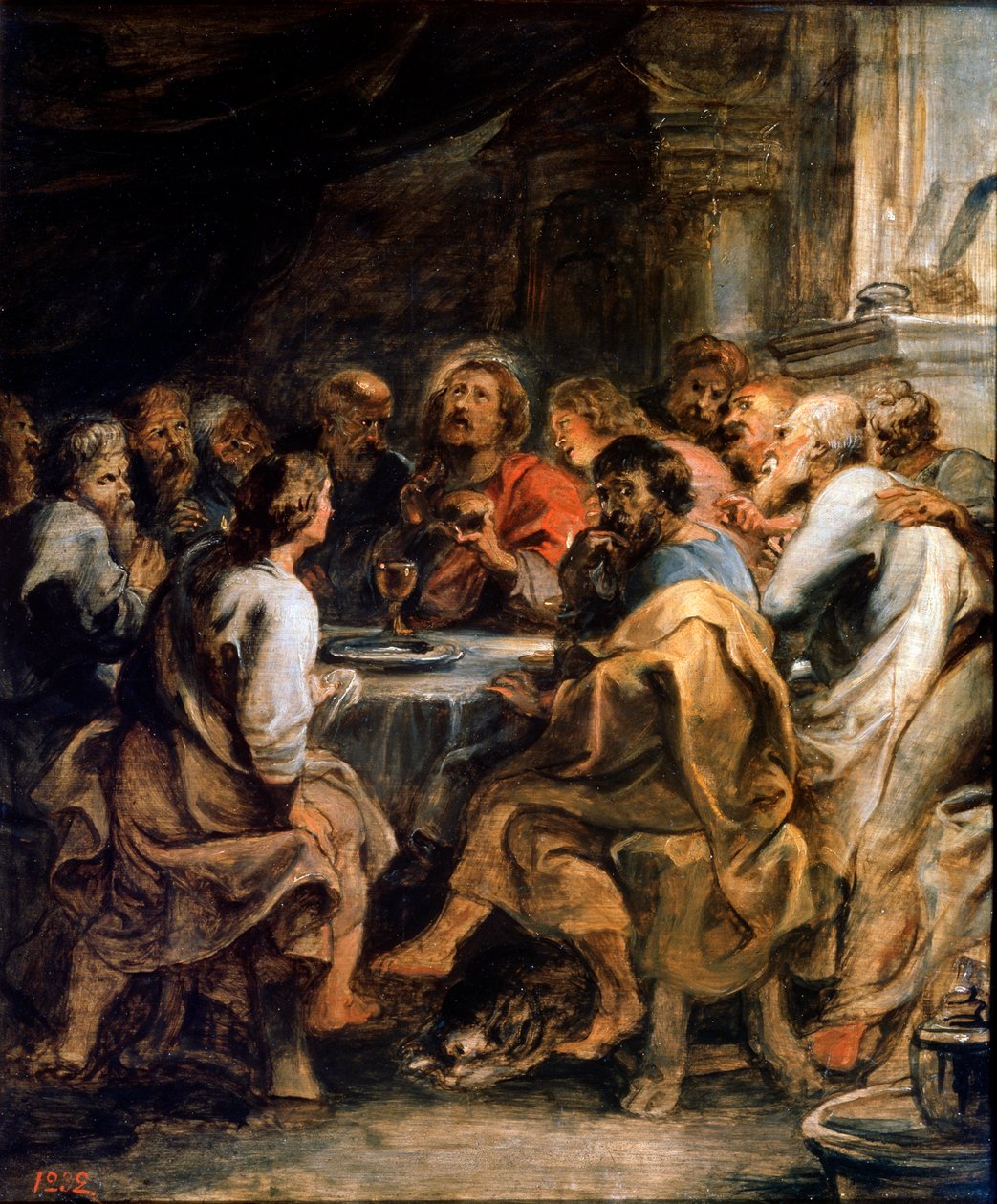 Den sidste nadver, c1630-1631. af Peter Paul Rubens