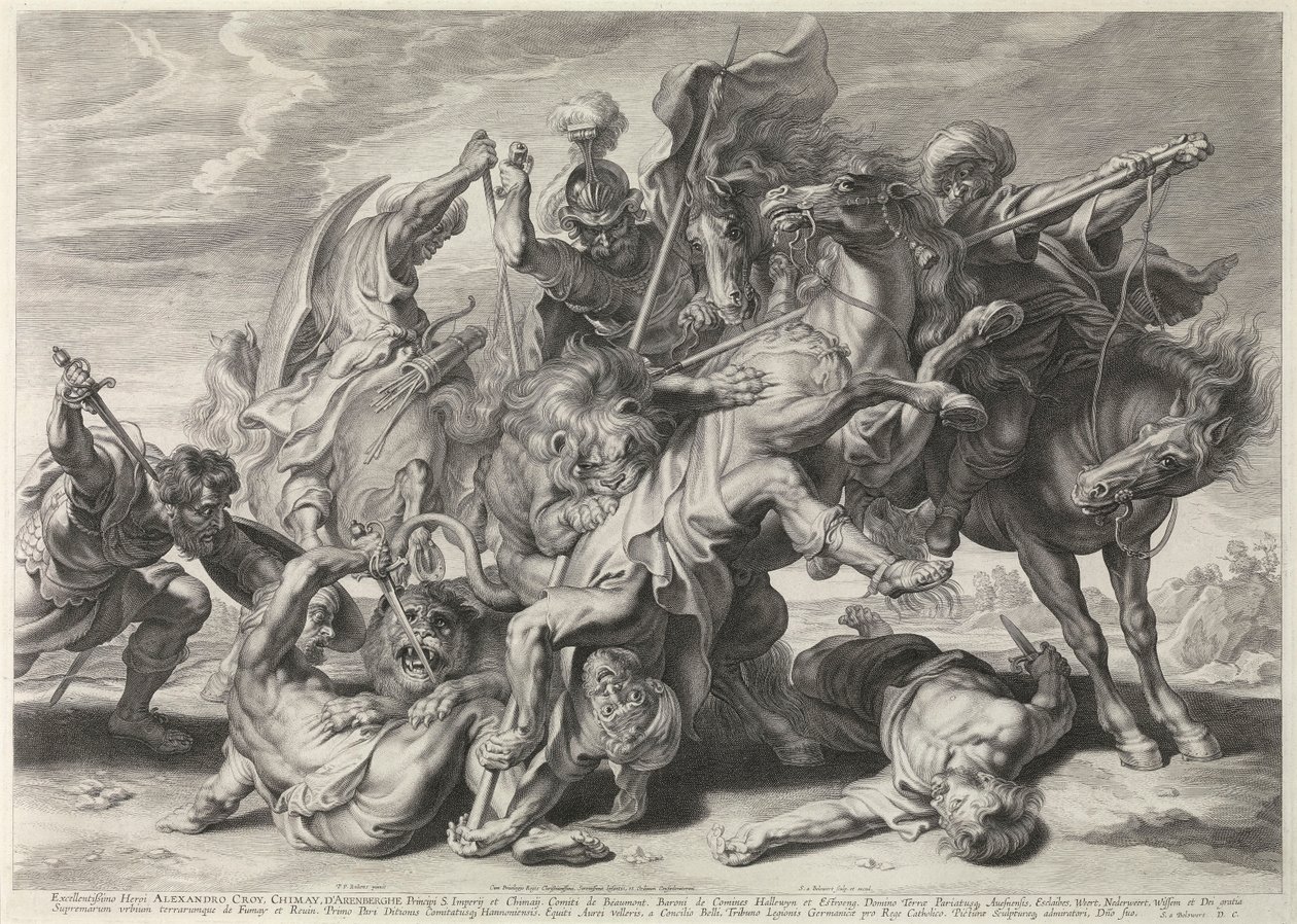 Løvejagten af Peter Paul Rubens