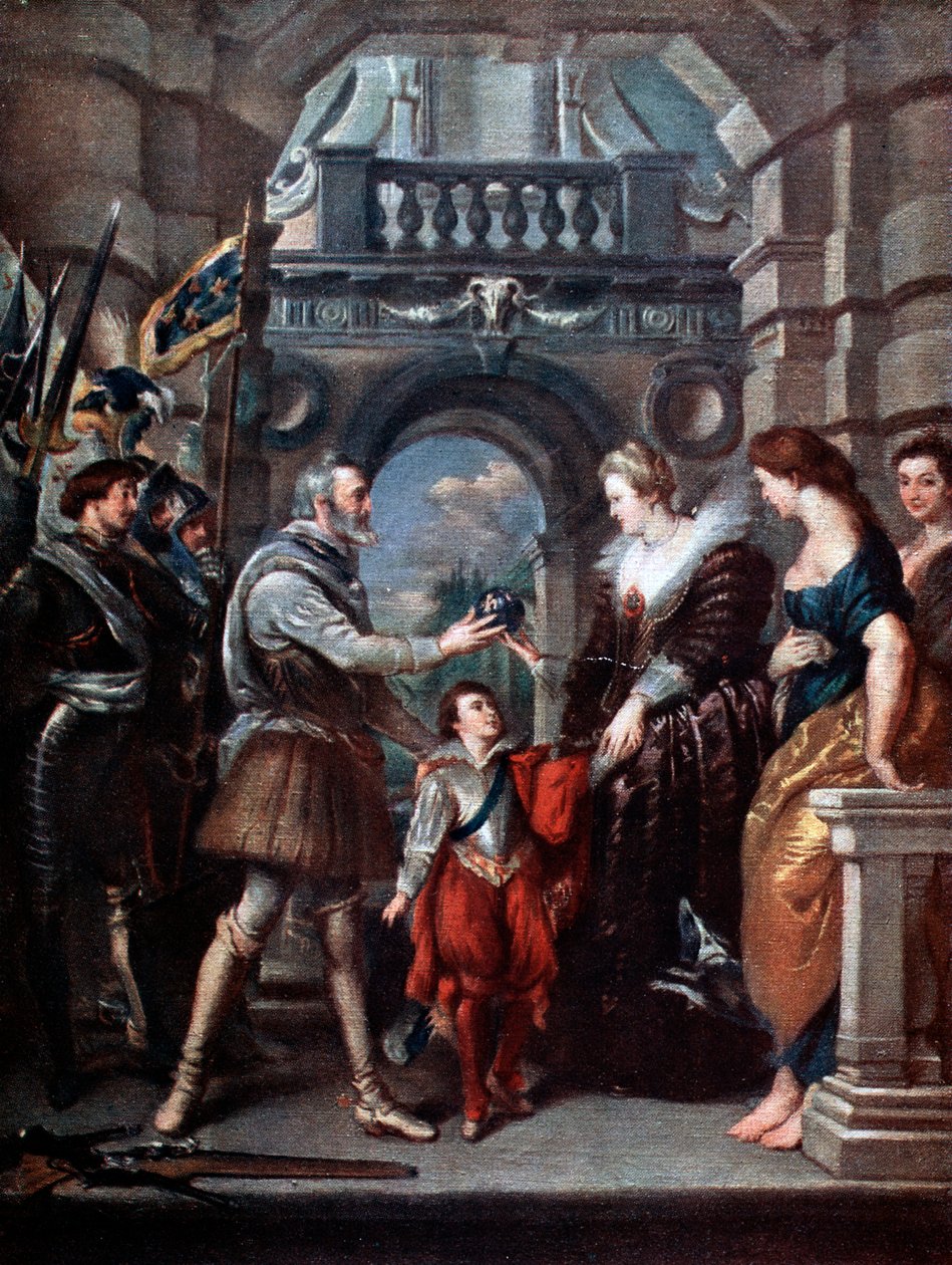 Medici-cyklussen: Henri IV tager af sted til krigen i Tyskland, 20. marts 1610, 1621-1625. af Peter Paul Rubens