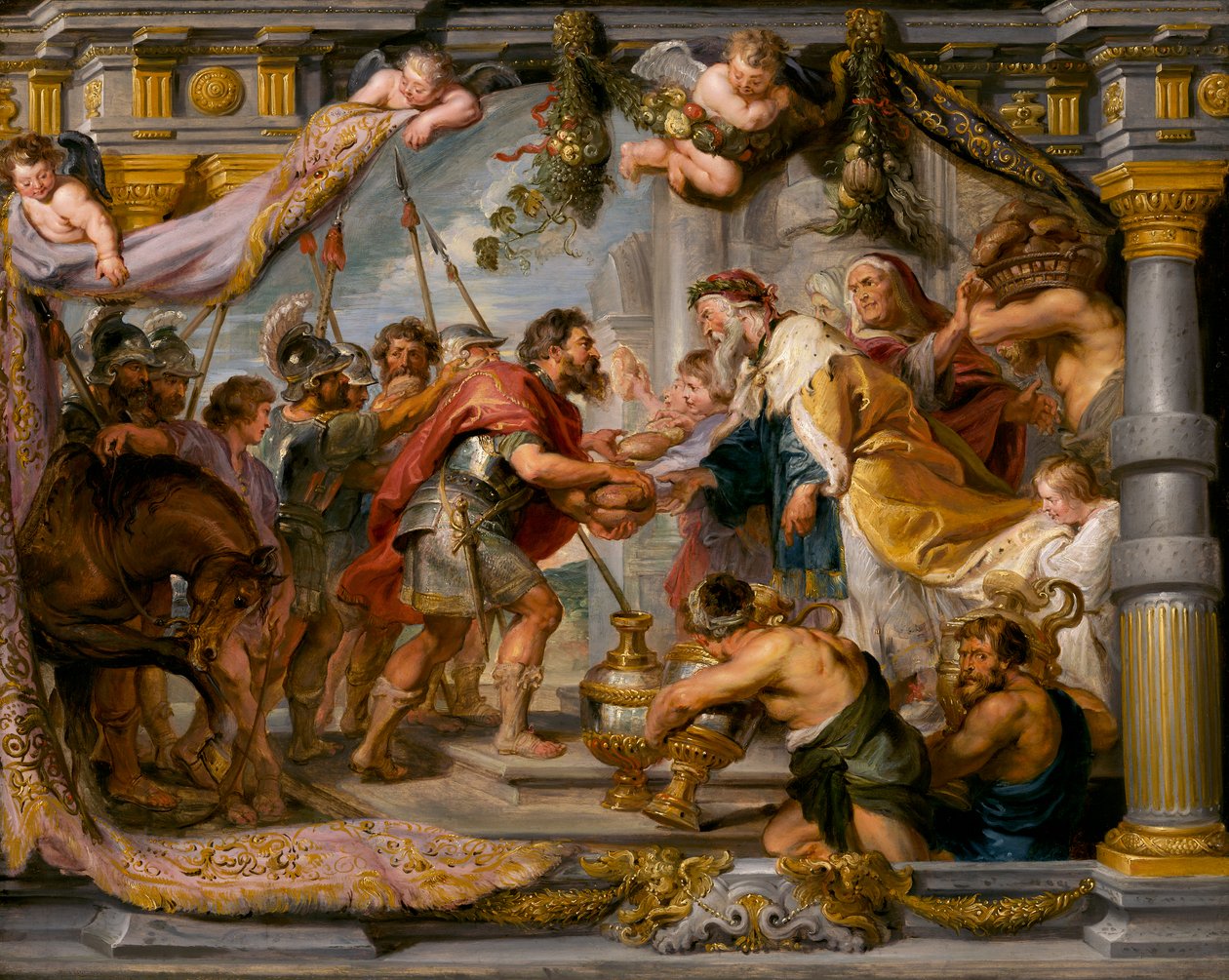 Mødet mellem Abraham og Melkisedek, ca. 1626 af Peter Paul Rubens