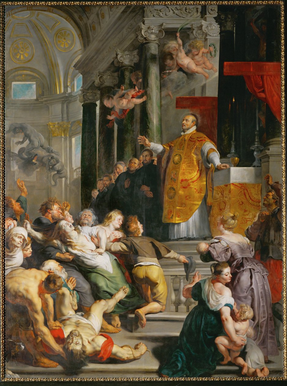 Miraklet med Sankt Ignatius Loyola af Peter Paul Rubens