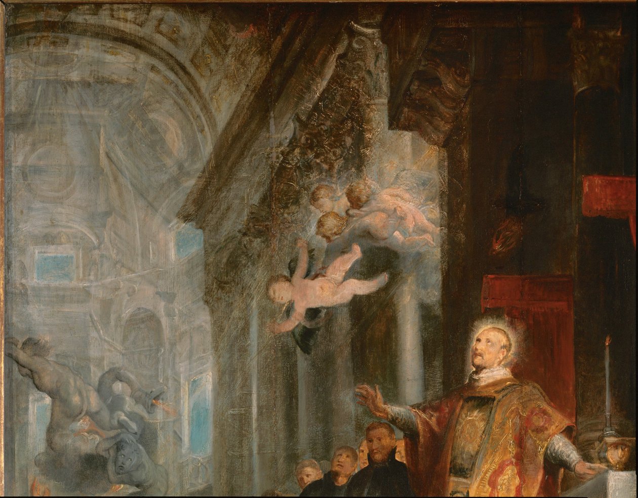 Miraklet med Sankt Ignatius Loyola af Peter Paul Rubens