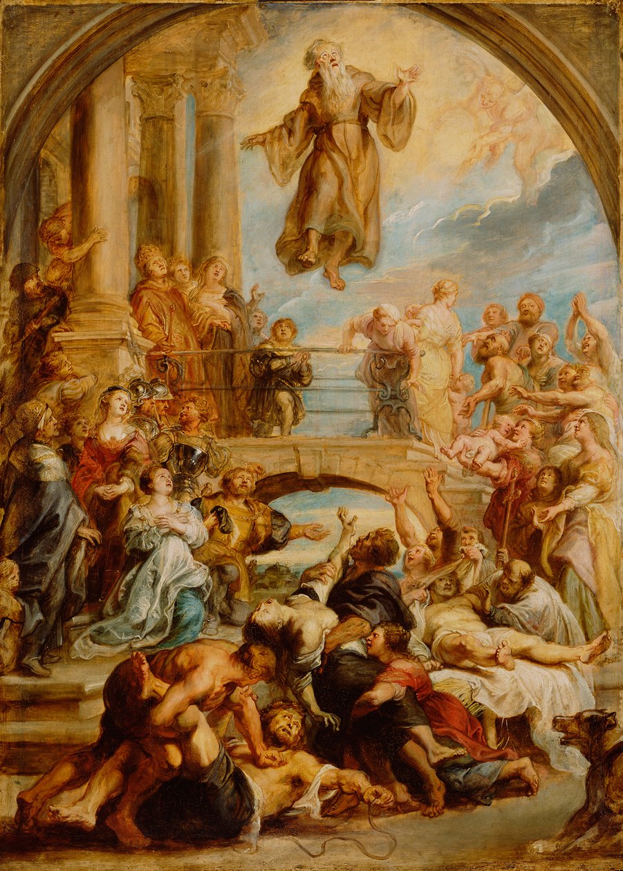 Den hellige Frans af Paolas mirakler, ca. 1627-8 af Peter Paul Rubens