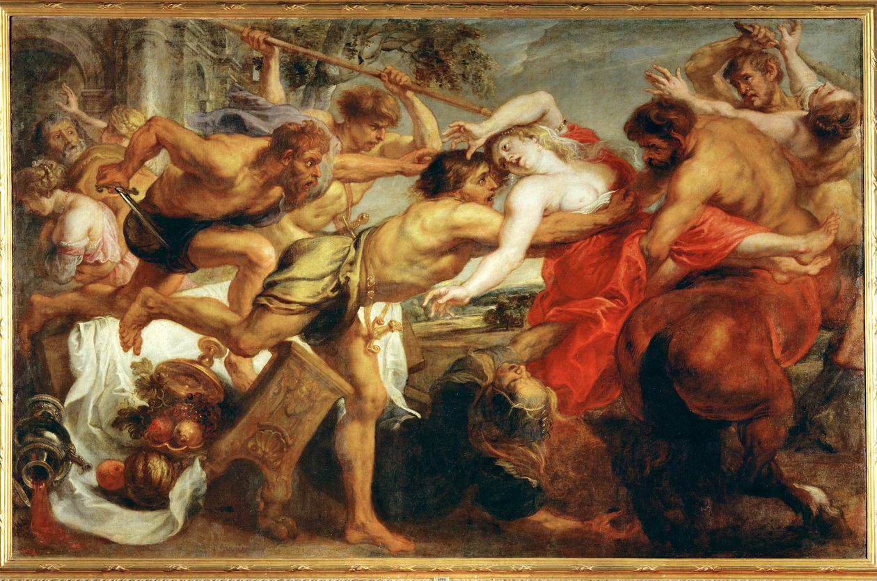 Voldtægten af Deidamia af Peter Paul Rubens