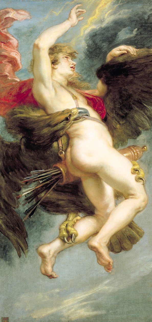 The Rape of Ganymede, ca. 1636-38 (olie på lærred) af Peter Paul Rubens