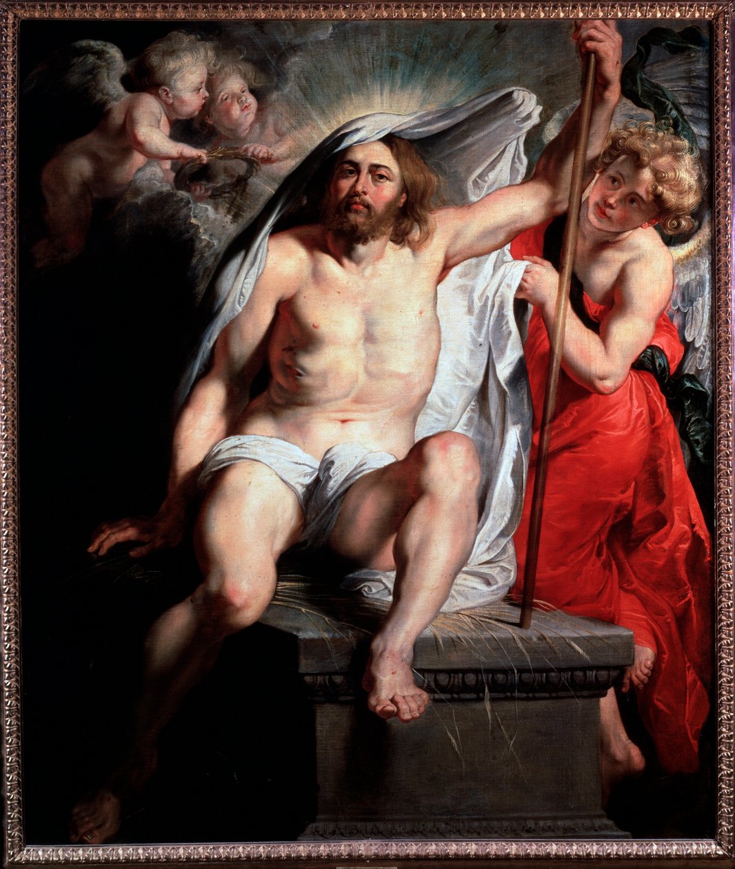 The Resurrection of Christ - olie på lærred, ca 1616 af Peter Paul Rubens