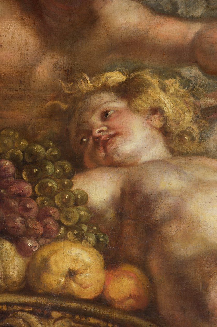 The Rubens Ceiling, Bankethus, Whitehall, ca. 1629-34 (olie på lærred) af Peter Paul Rubens