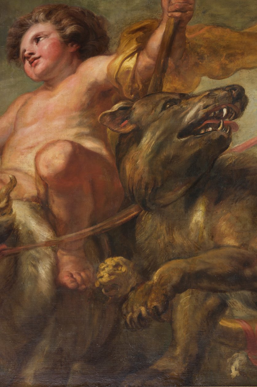The Rubens Ceiling, Bankethus, Whitehall, ca. 1629-34 (olie på lærred) af Peter Paul Rubens