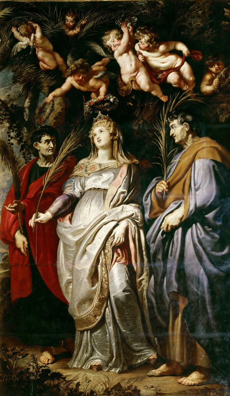 De hellige Domitilla, Nereus og Achilleus, 1608. af Peter Paul Rubens