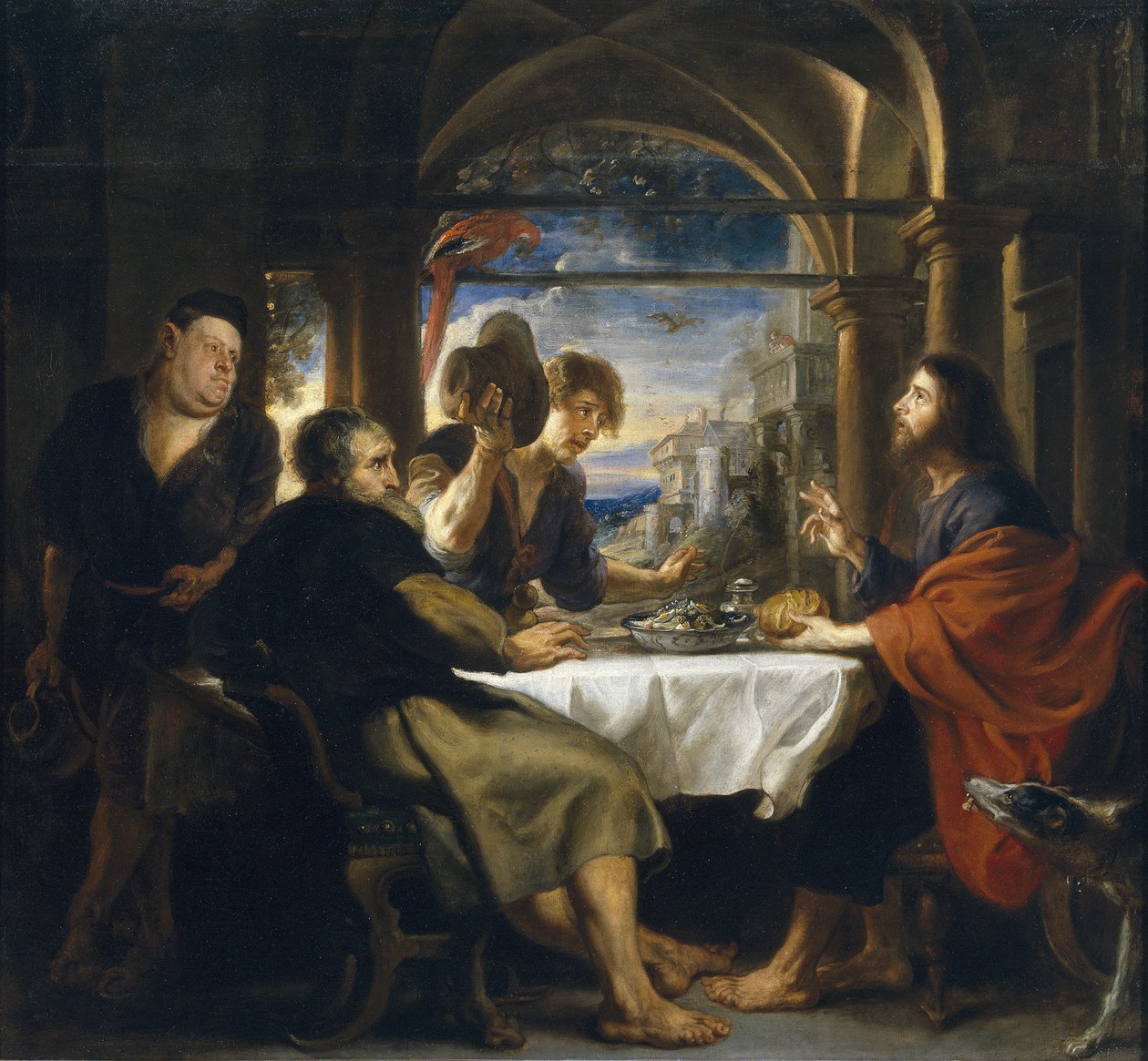 Nadveren i Emmaus, 1638 af Peter Paul Rubens