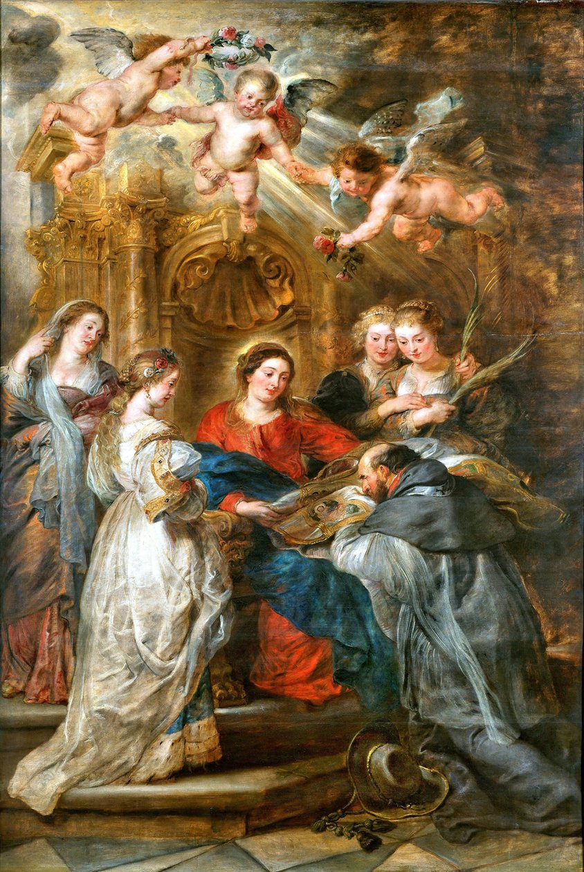 Sankt Ildefonsos triptykon af Peter Paul Rubens