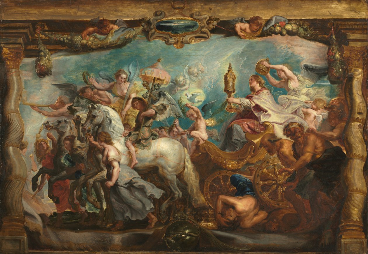 Kirkens triumf efter 1628. af Peter Paul Rubens
