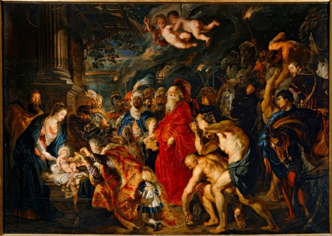 Tilbedelsen af de tre magi af Peter Paul Rubens