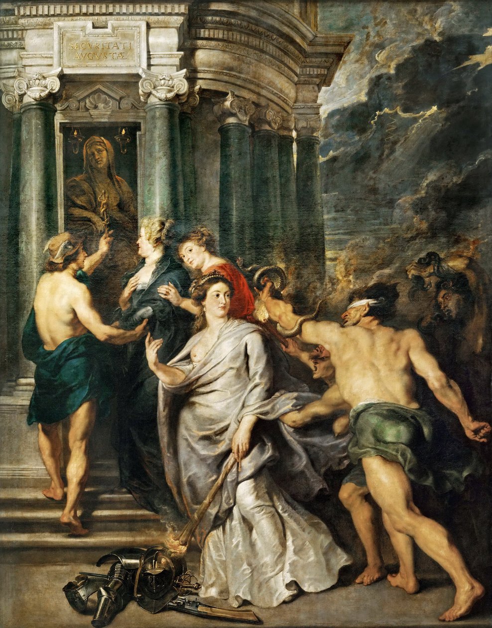 Fredsafslutningen i Angers Marie de Medici-cyklussen af Peter Paul Rubens