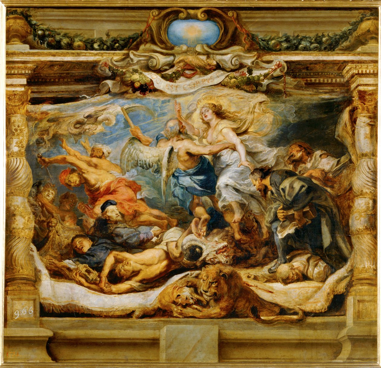 Den katolske sandheds triumf (maleri på lærred) af Peter Paul Rubens
