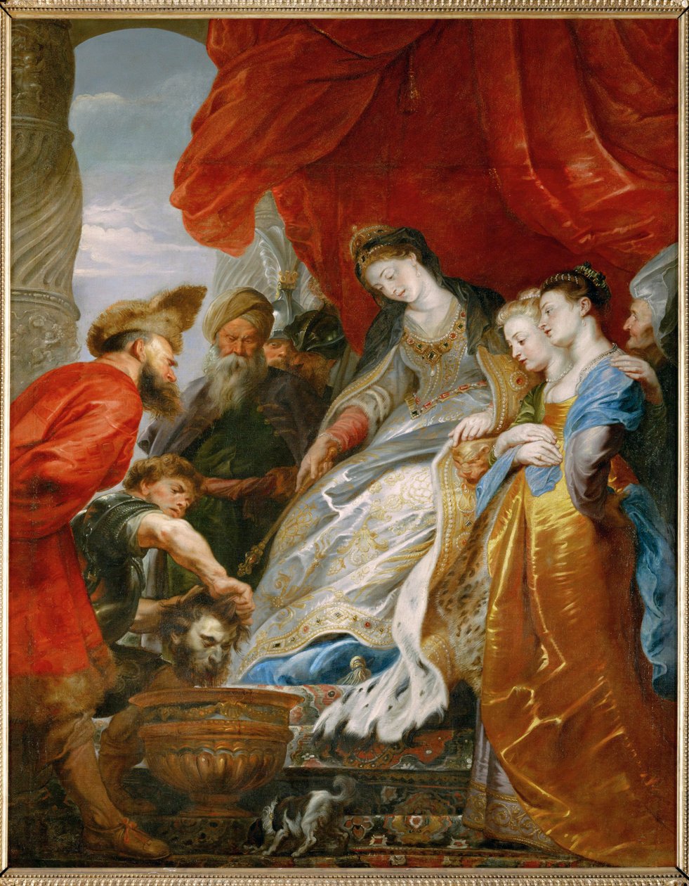 Thomiris, Skyternes dronning (maleri på lærred) af Peter Paul Rubens
