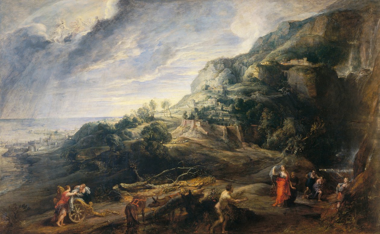 Ulysses på Phaeacians ø af Peter Paul Rubens