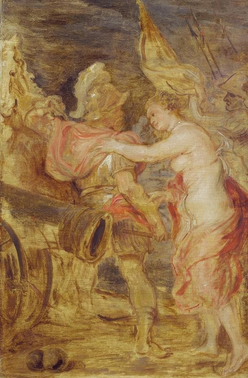 Venus ledsager Mars i krig af Peter Paul Rubens