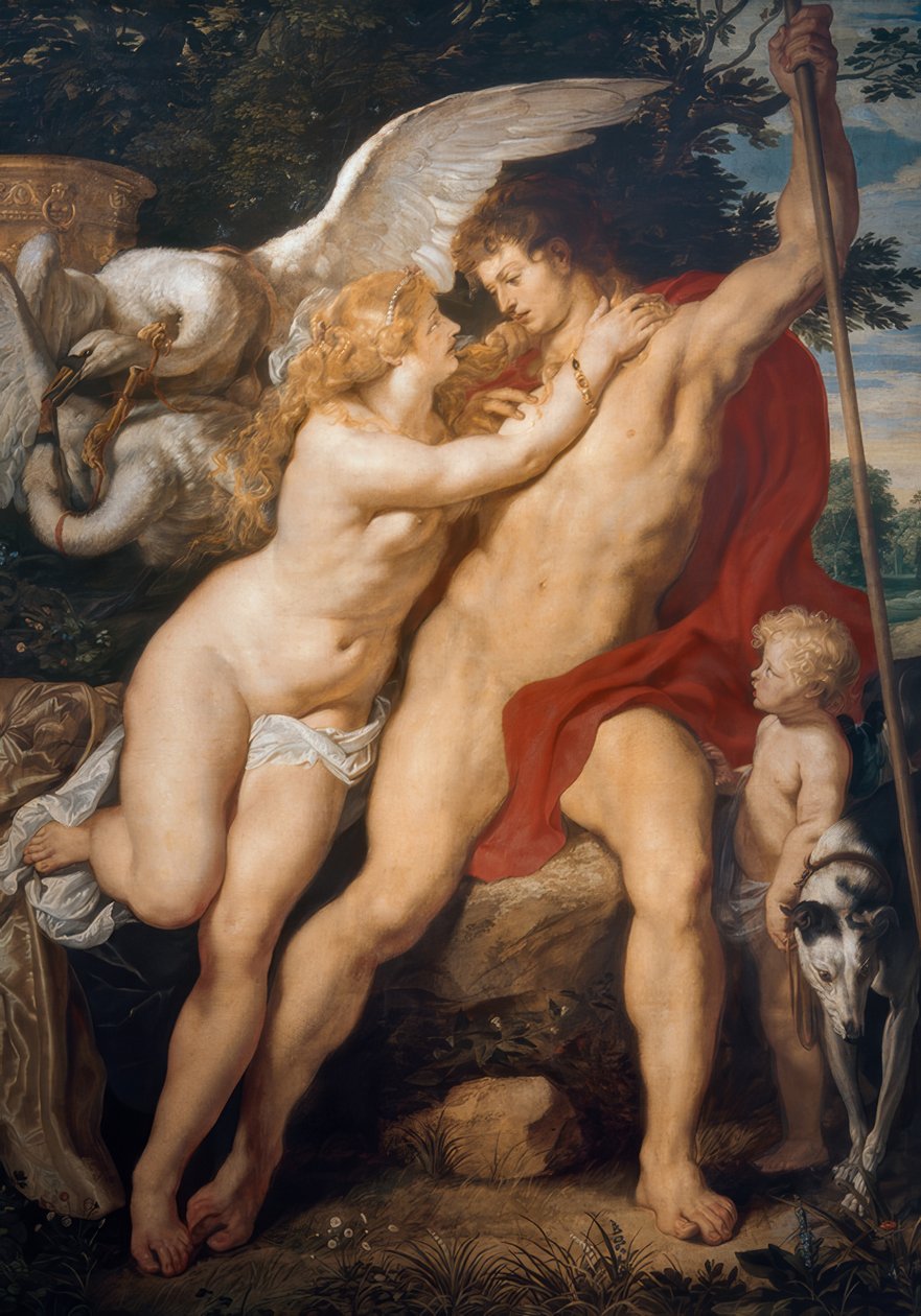 Venus og Adonis af Peter Paul Rubens