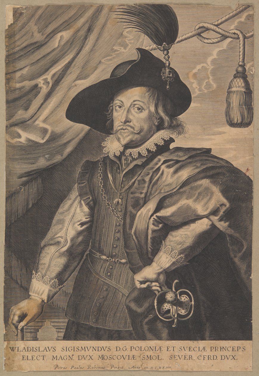 Władysław IV Waza (1595–1648), konge af Polen og storfyrste af Litauen i årene 1632–1648 af Peter Paul Rubens