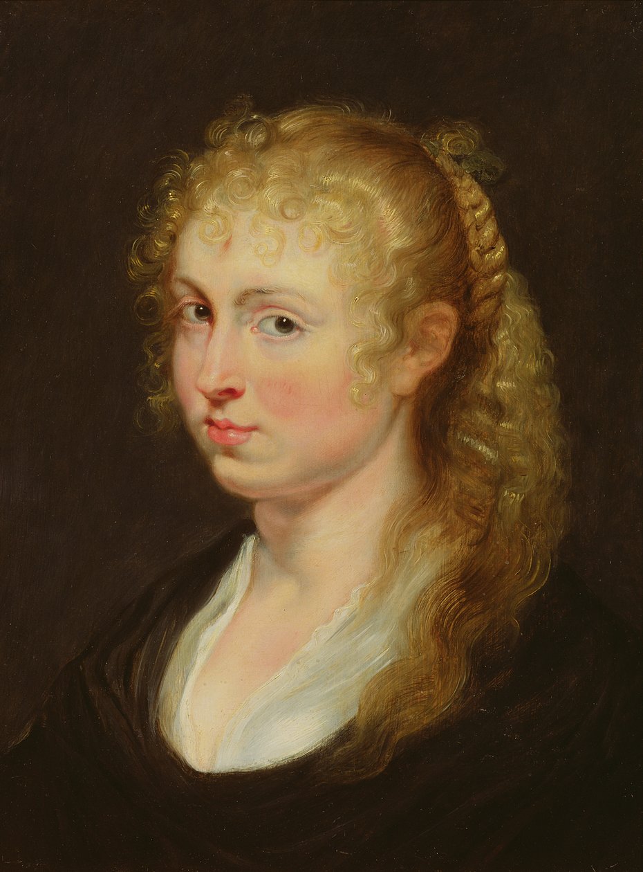 Ung kvinde med krøllet hår, ca.1618-20 af Peter Paul Rubens