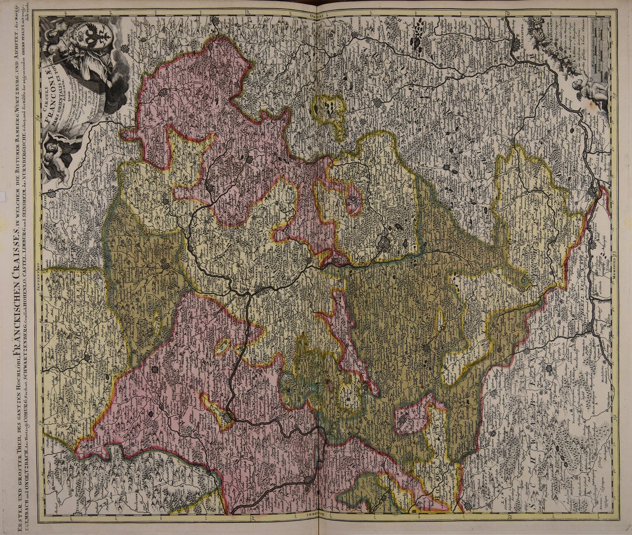 Circuli Franconiae pars orientalis et potior novissimè delineata ... af Peter Schenk the Elder