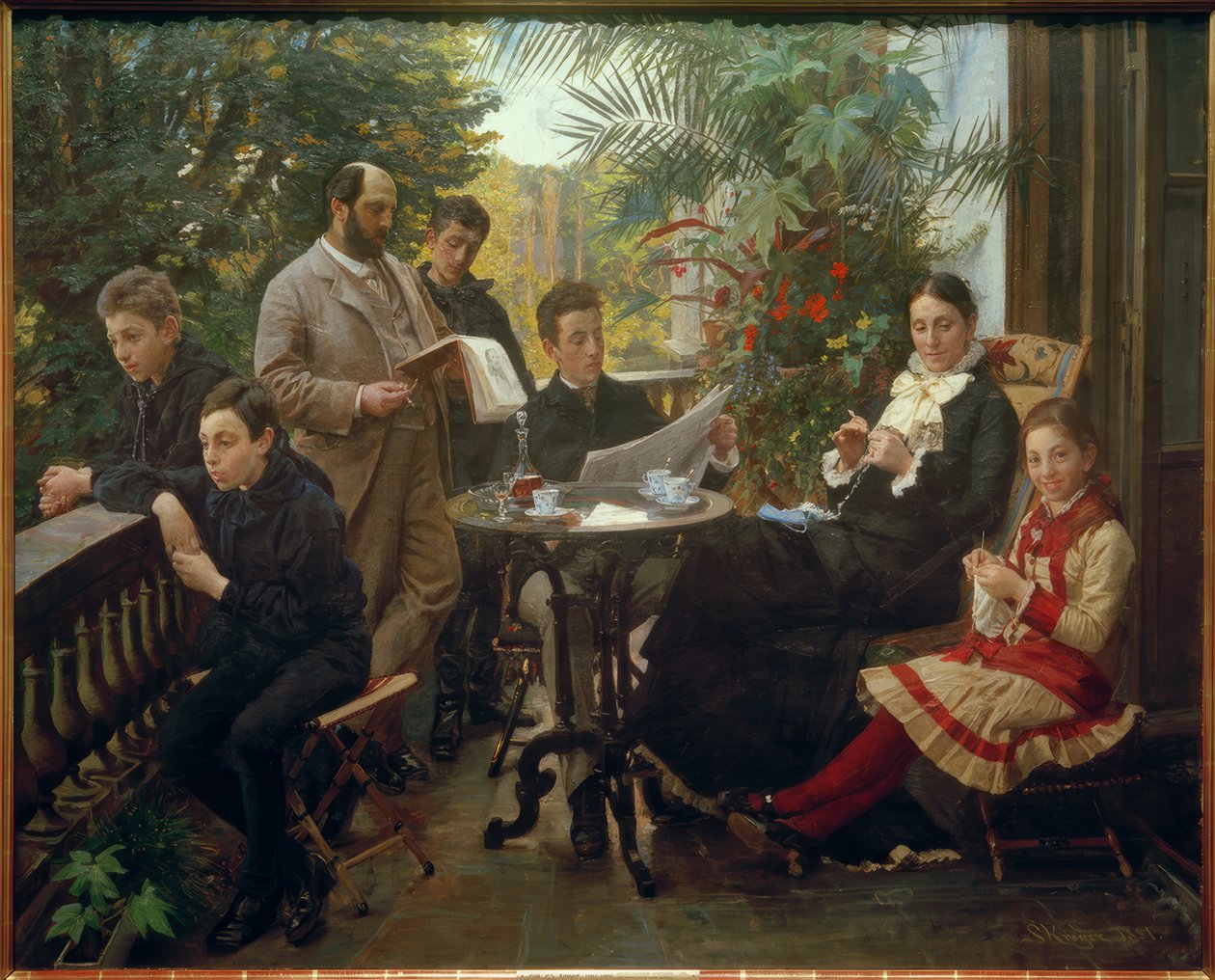 Hirschsprung, Heinrich; Dansk tobaksproducent, protektor og kunstsamler (grundlægger af Hirschsprung -samlingen i København); København 7 af Peder Severin Krøyer