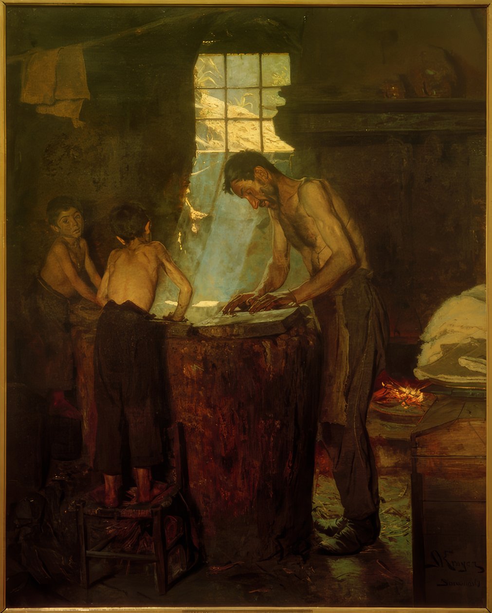 Italiensk landsbyhue maker. Sora af Peder Severin Krøyer