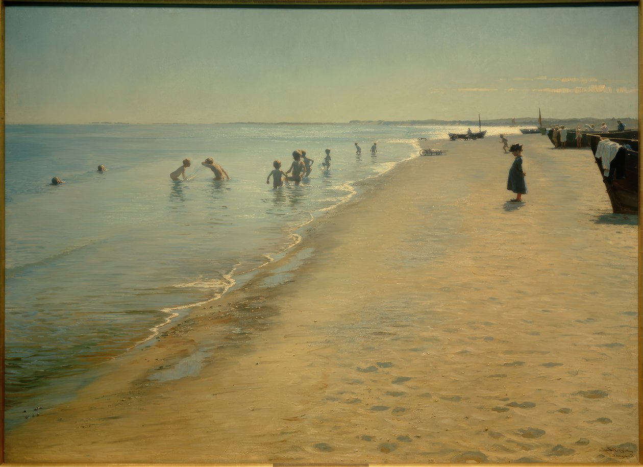 Sommerdag på Skagens sydstrand af Peder Severin Krøyer
