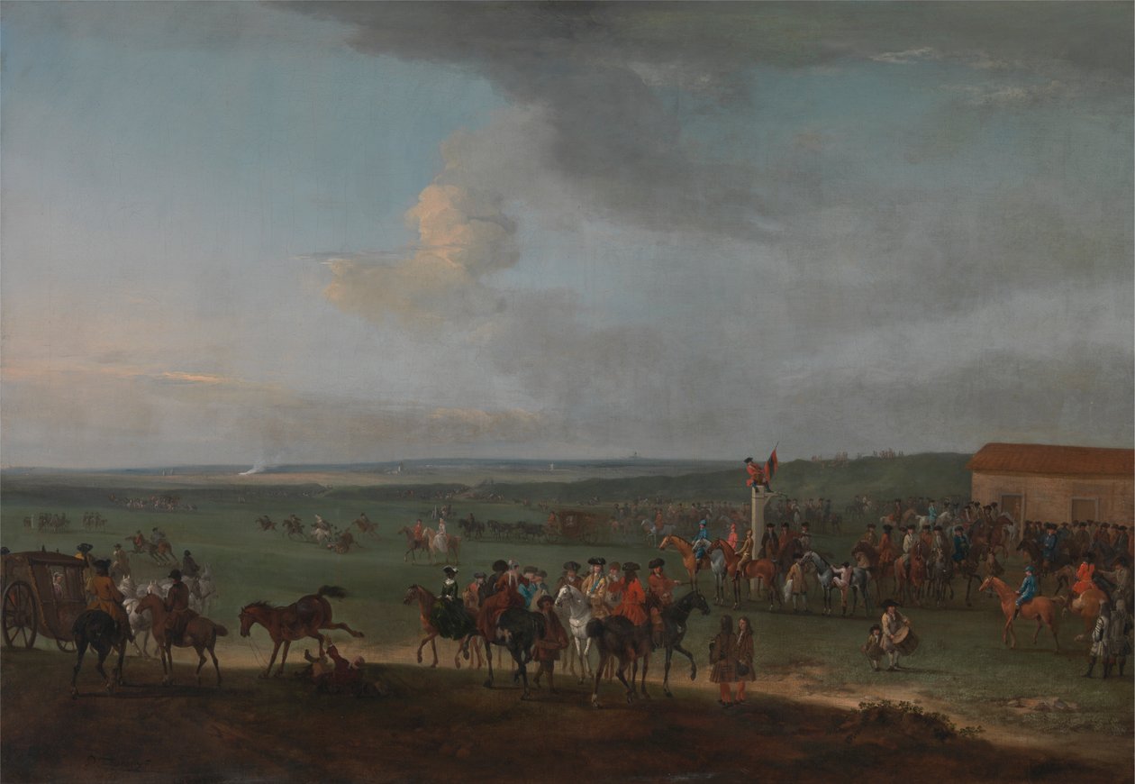 Den runde bane i Newmarket, Cambridgeshire, forbereder sig til King