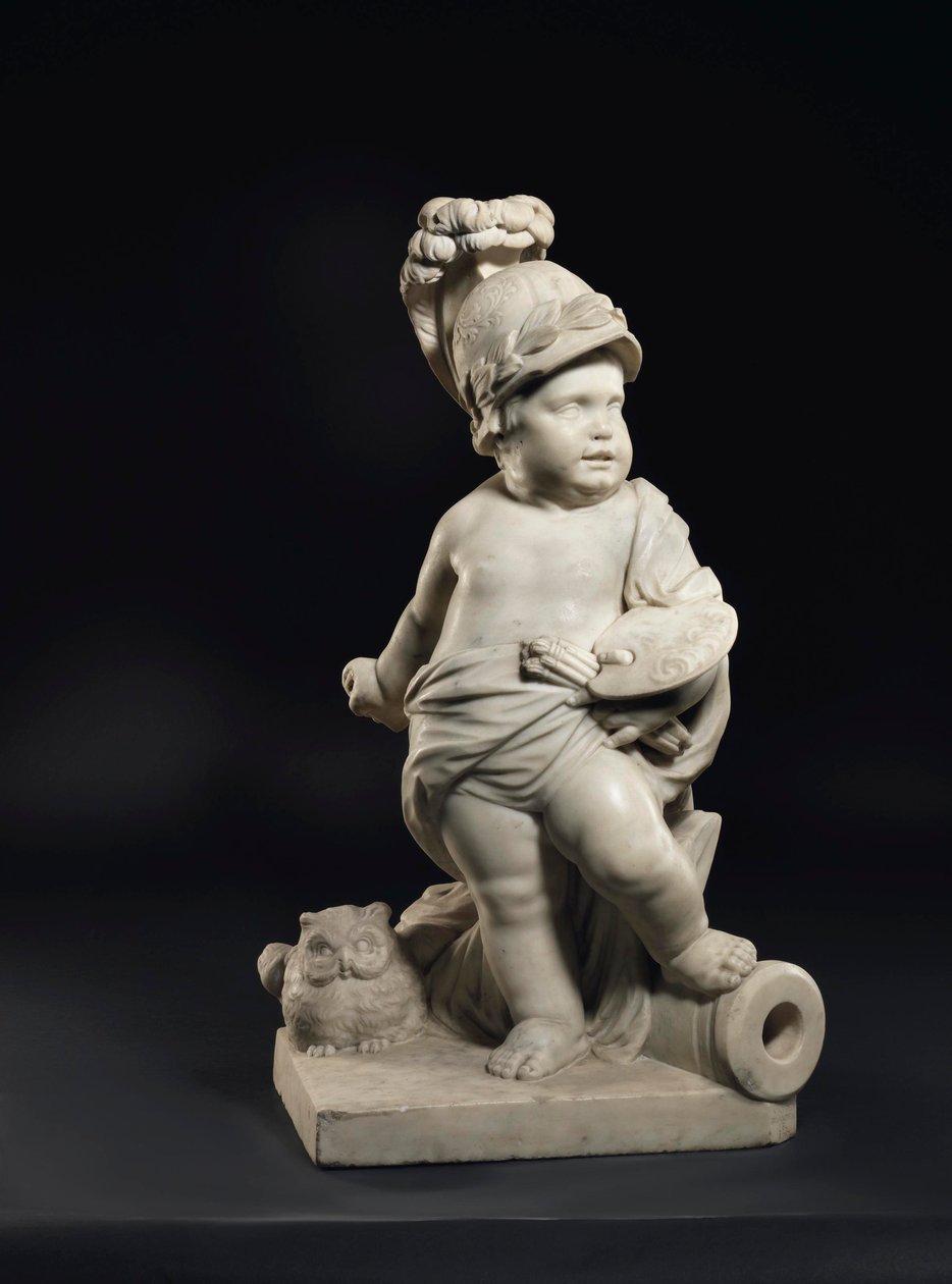 Putto repræsenterer læring og kunst af Peter Van Den Branden
