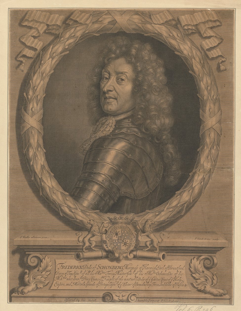 Frederick Schomburg, 1. hertug af Schonberg, 1. grev Mertola af Peter Vanderbank
