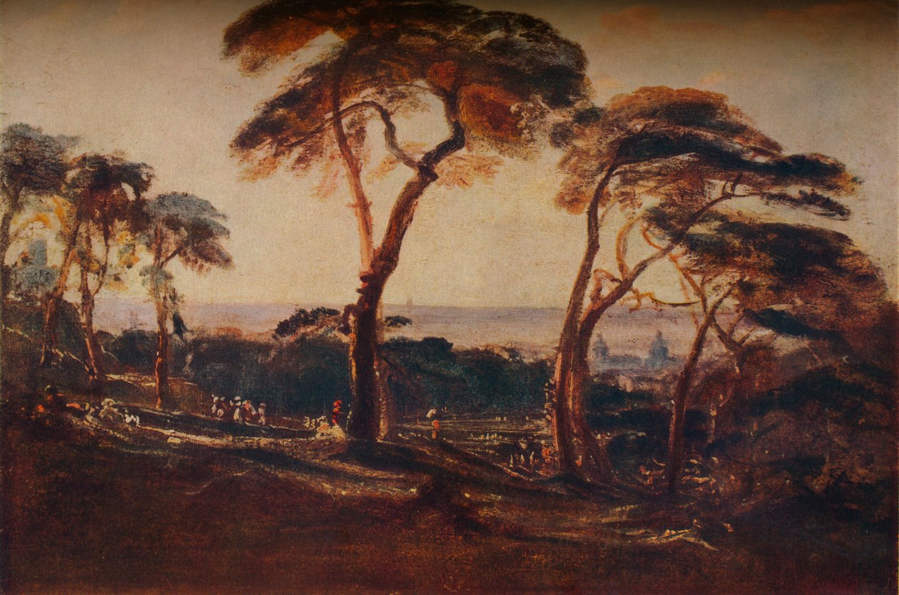 Greenwich Park, c1822 af Peter de Wint