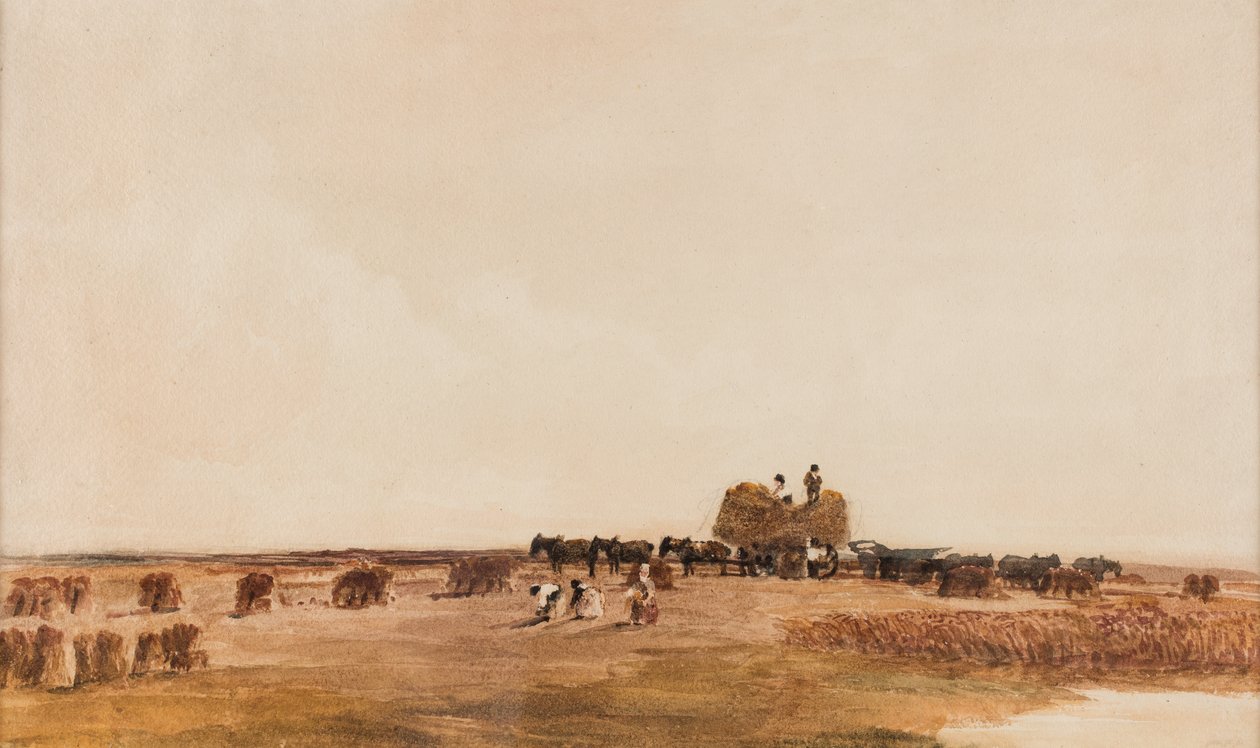 Harvest Time, ukendt dato (akvarel på papir) af Peter de Wint