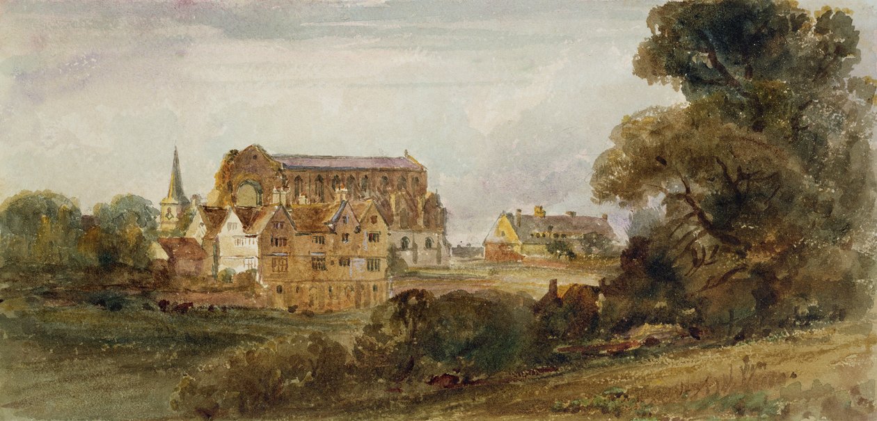 Malmesbury Abbey, Wiltshire af Peter de Wint