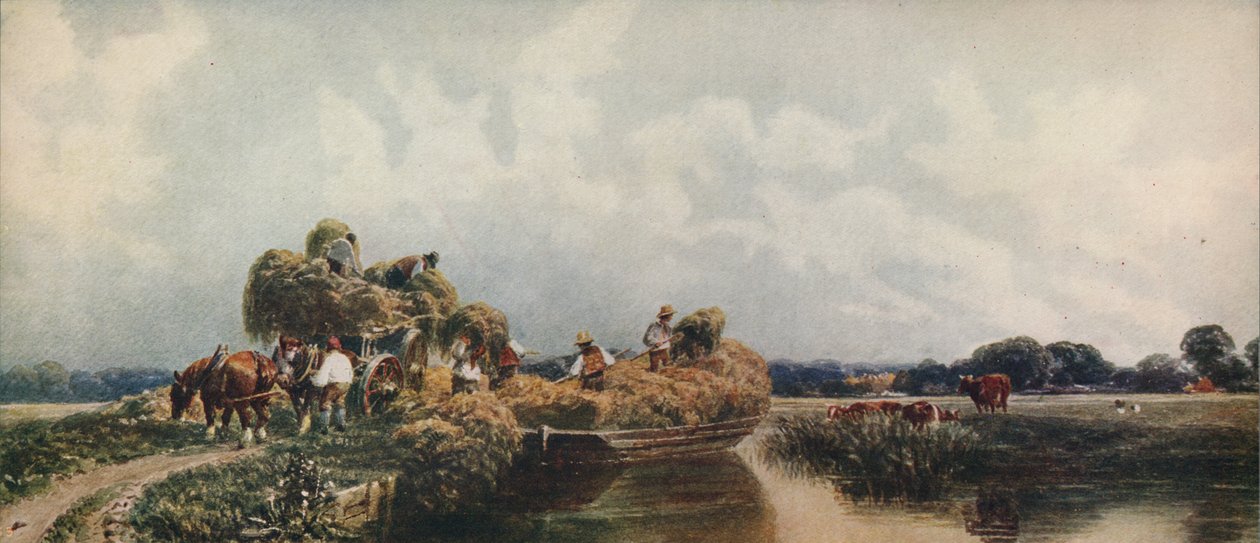 Den romerske kanal, Lincolnshire, c1840, c1915 af Peter de Wint