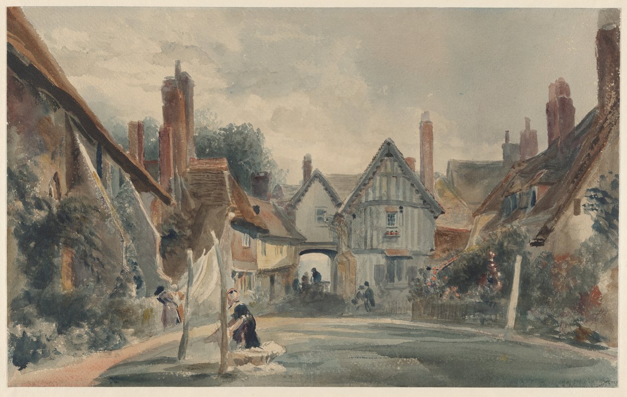 Sankt Johns hospital, Canterbury af Peter de Wint