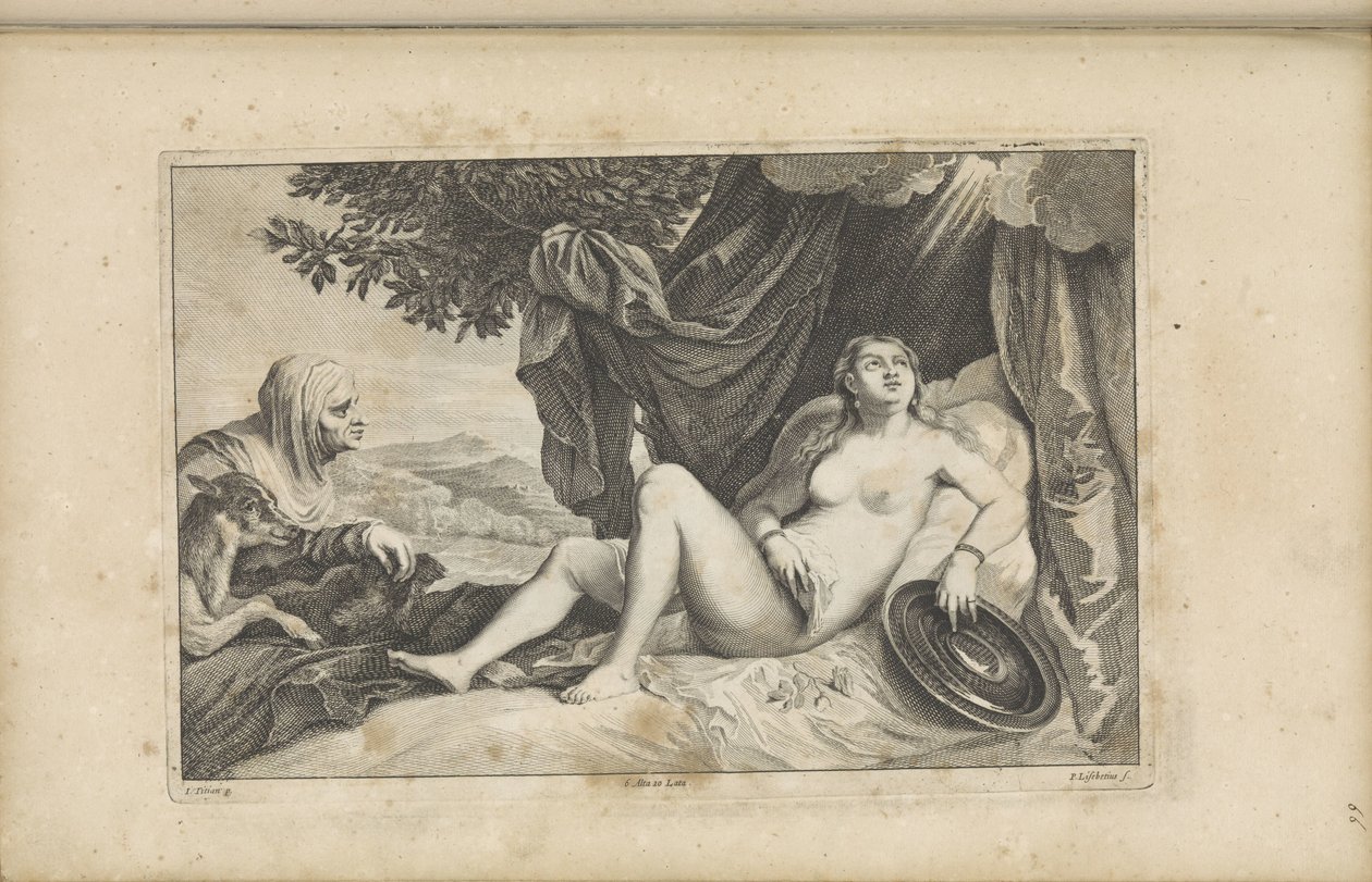 Jupiter og Danaë af Peter van Liesebetten