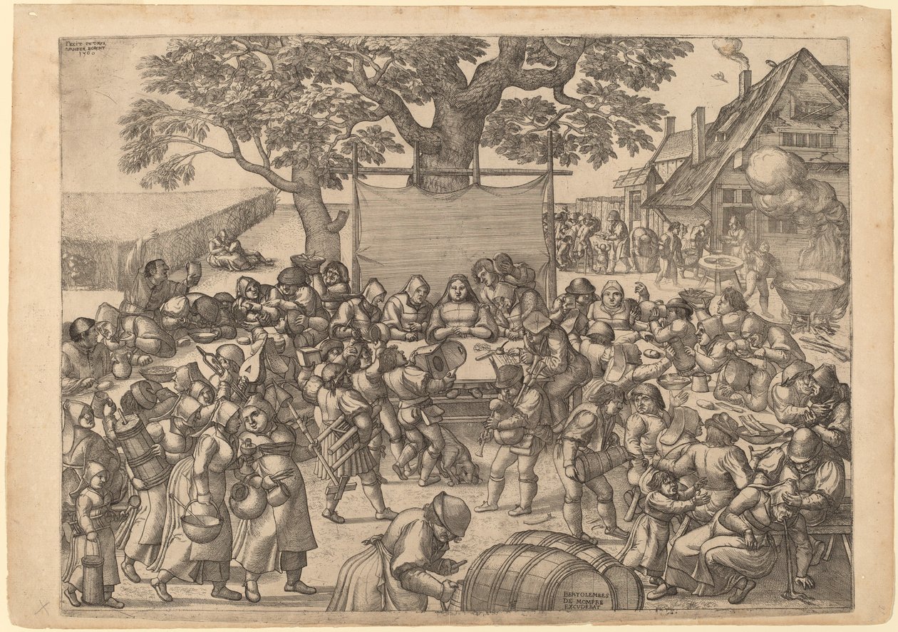 Den store rustikke bryllupsfest af Peter van der Borcht