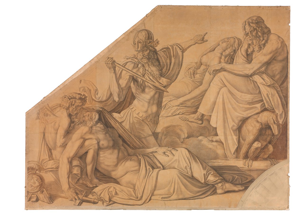 Agamemnons Traum af Peter von Cornelius