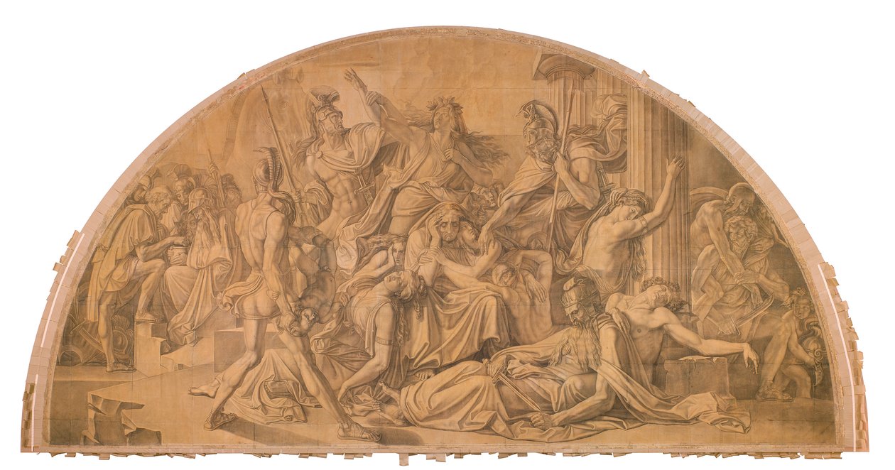 Der Untergang Trojas af Peter von Cornelius